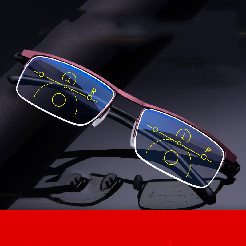 Anti-blue radiation reading glasses