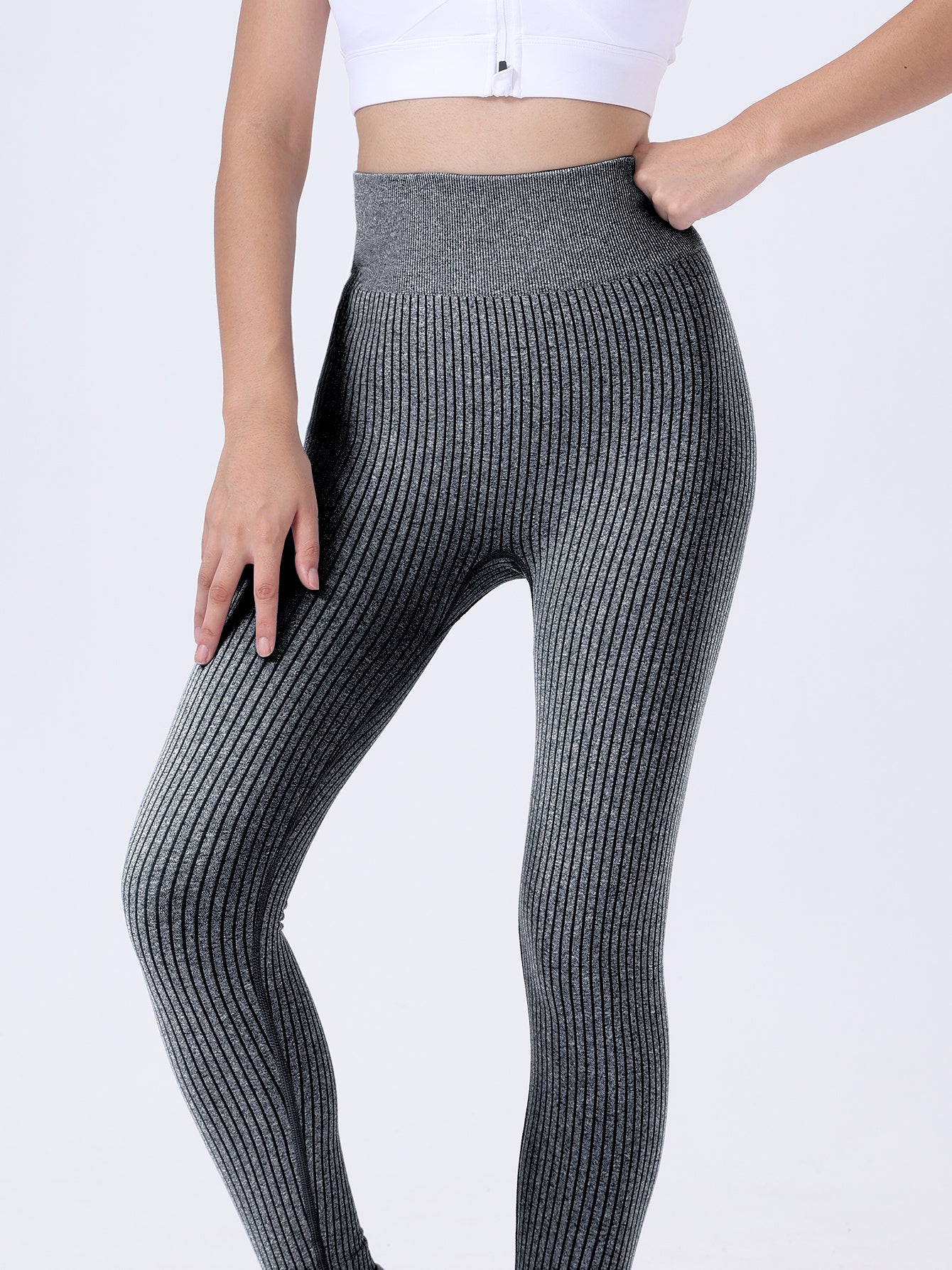 Leggings For Women Ribbed Seamless Leggings Yoga Pants Women Workout Pants