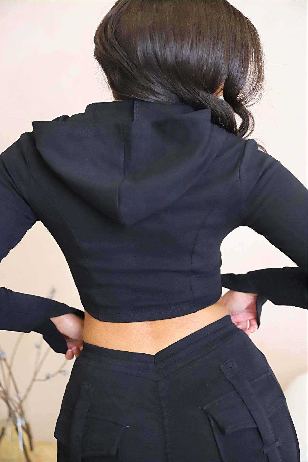 Cargo Pants With Pockets High Waist Drawstring Trousers For Women