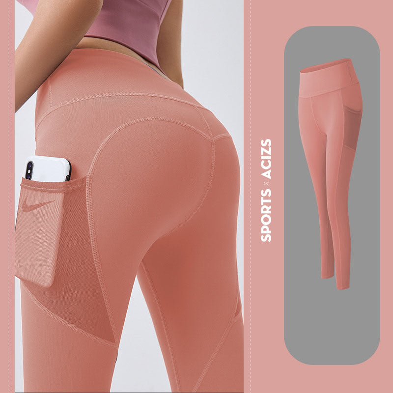 Yoga Pants Women With Pocket Leggings Sport Girl Gym Leggings Women