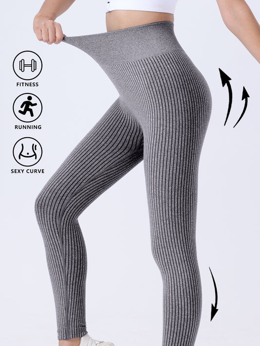 Leggings For Women Ribbed Seamless Leggings Yoga Pants Women Workout Pants