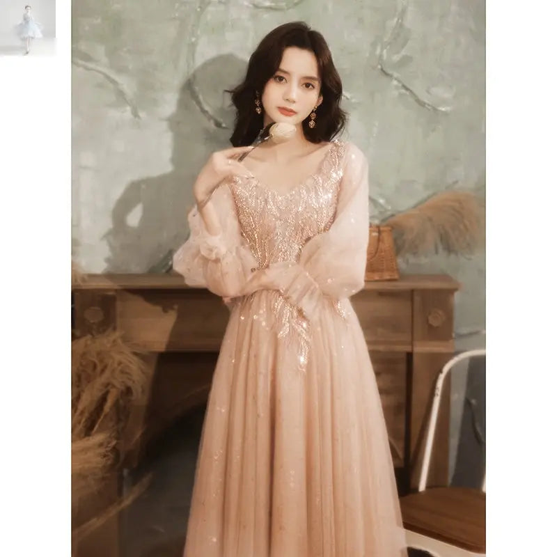 Fairy Temperament Princess Pink Dress  Fairy Temperament Princess Pink Dress Fairy Temperament Princess Pink Dress Fairy Temperament Princess Pink Dress
