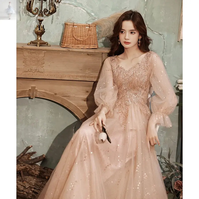 Fairy Temperament Princess Pink Dress  Fairy Temperament Princess Pink Dress Fairy Temperament Princess Pink Dress Fairy Temperament Princess Pink Dress