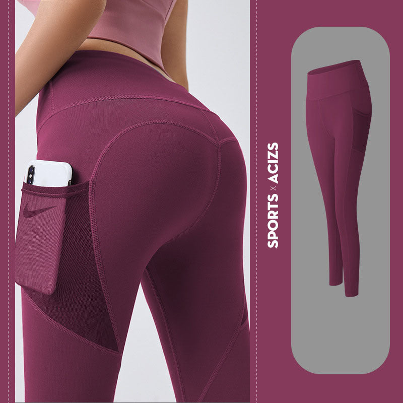 Yoga Pants Women With Pocket Leggings Sport Girl Gym Leggings Women