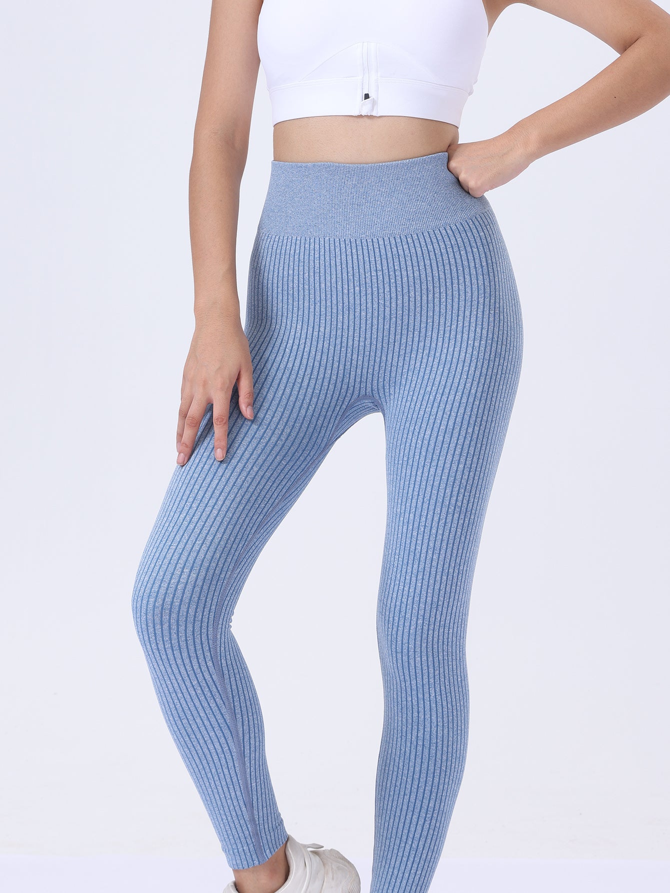 Leggings For Women Ribbed Seamless Leggings Yoga Pants Women Workout Pants